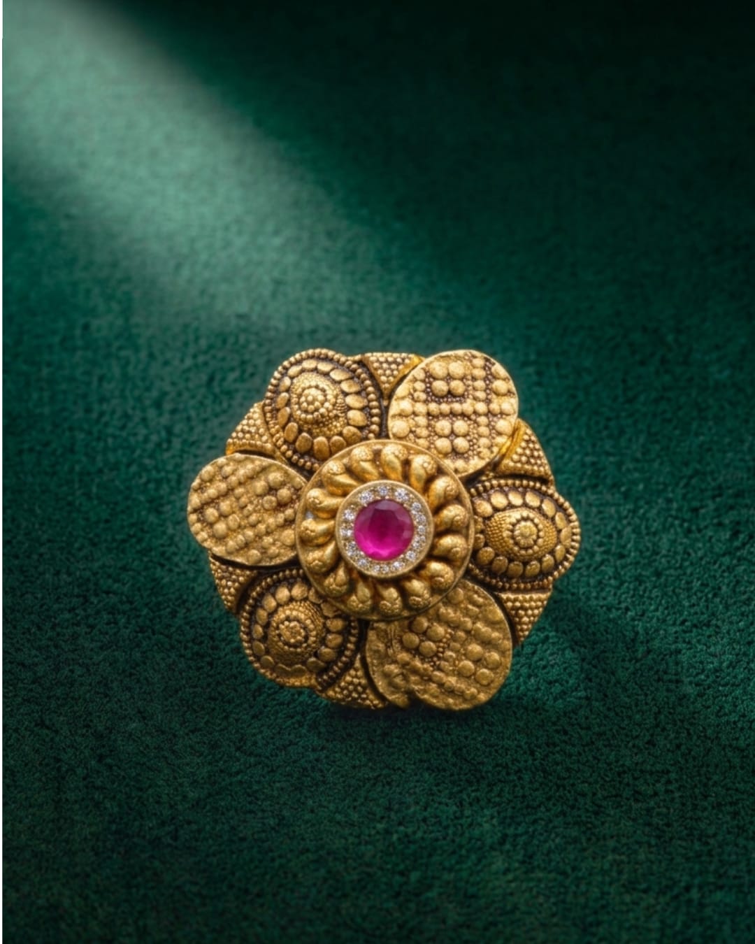 Gold Plated Silver Ring